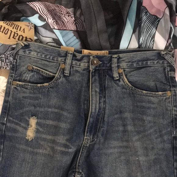 Avalon Vintage Men’s Blue Jeans NWT 31x30 - Picture 3 of 7